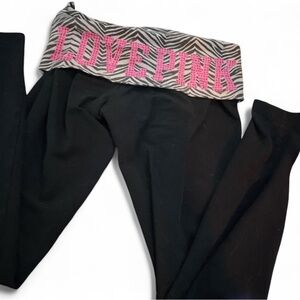 PINK Victoria's Secret Black Leggings
